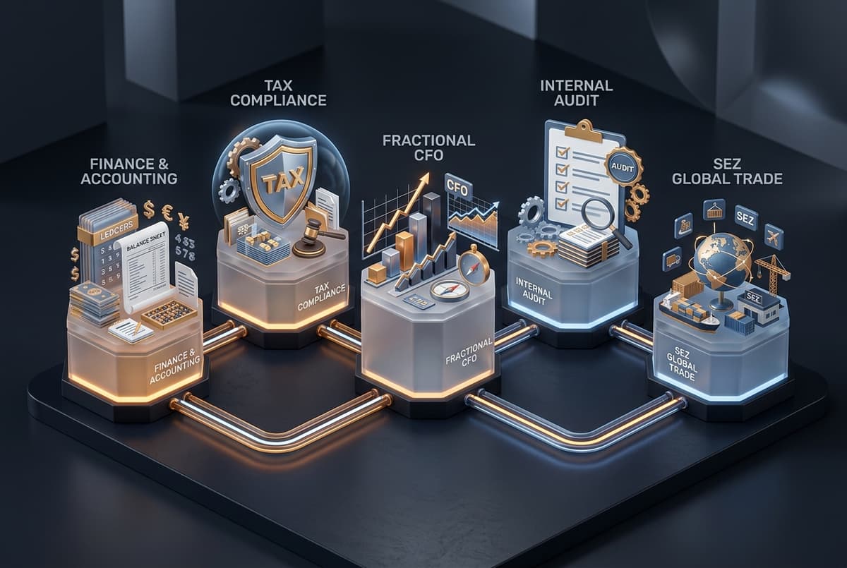 5th Quadrant Consulting — Modular Advisory Ecosystem Across Finance, Compliance, Controls and Strategy